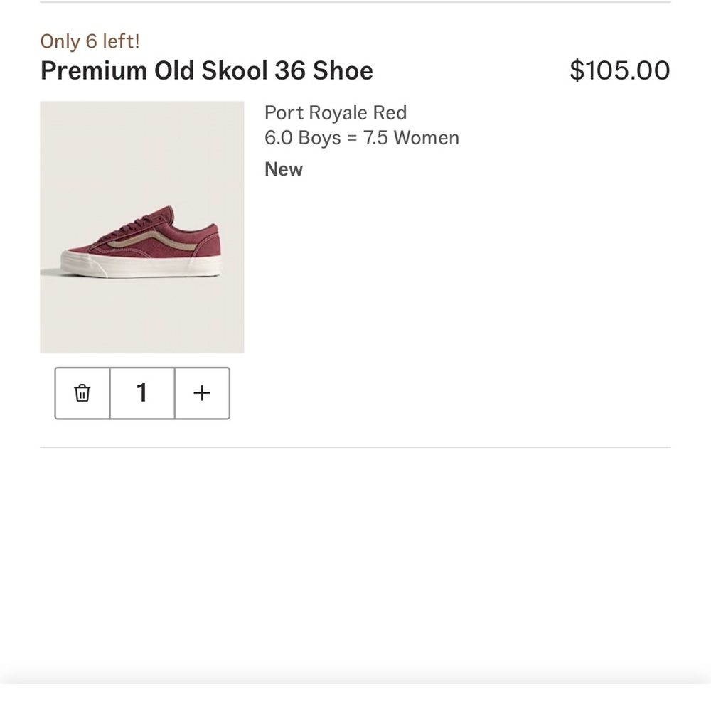 Vans Burgundy Platform Old Skool Women's Sneakers - Picture 2 of 9